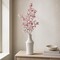 Floral Home; 6-Pack Pink Silk Cherry Blossom Stems — Lifelike Faux Blooms for Wedding Arches, Tall Floor Vases, Centerpieces & Spring Mantel Decor | Floral Home; Category:Stems; Image:7